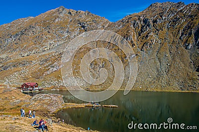 Transfagarasan - Balea Lake Editorial Stock Photo